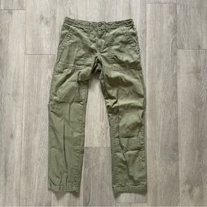 OBEY green chino pants with embroidery details Size 25"